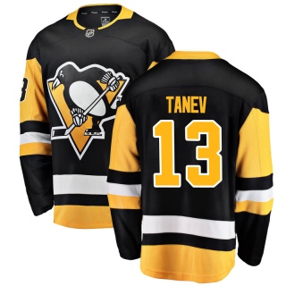 Men's Brandon Tanev Pittsburgh Penguins Fanatics Branded Home Jersey - Breakaway Black