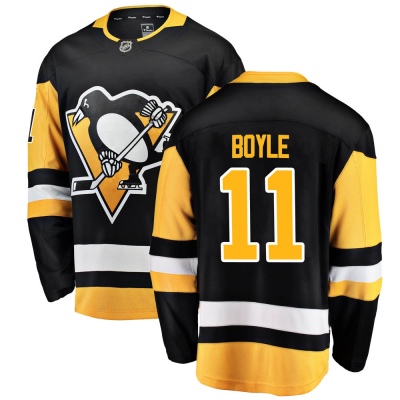 Men's Brian Boyle Pittsburgh Penguins Fanatics Branded Home Jersey - Breakaway Black