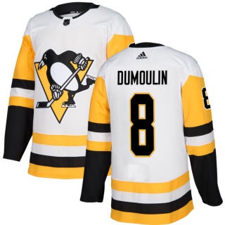 Men's Brian Dumoulin Pittsburgh Penguins Adidas Jersey - Authentic White