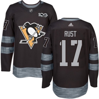 Men's Bryan Rust Pittsburgh Penguins Adidas 1917- 100th Anniversary Jersey - Authentic Black