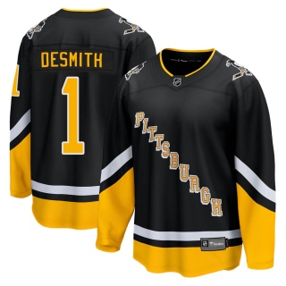 Men's Casey DeSmith Pittsburgh Penguins Fanatics Branded 2021/22 Alternate Breakaway Player Jersey - Premier Black