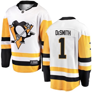 Men's Casey DeSmith Pittsburgh Penguins Fanatics Branded Away Jersey - Breakaway White
