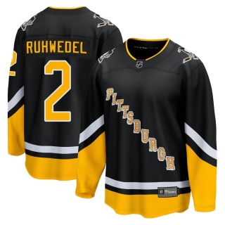 Men's Chad Ruhwedel Pittsburgh Penguins Fanatics Branded 2021/22 Alternate Breakaway Player Jersey - Premier Black