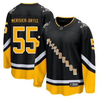 Men's Christopher Merisier-Ortiz Pittsburgh Penguins Fanatics Branded 2021/22 Alternate Breakaway Player Jersey - Premier Black