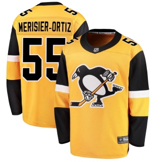 Men's Christopher Merisier-Ortiz Pittsburgh Penguins Fanatics Branded Alternate Jersey - Breakaway Gold