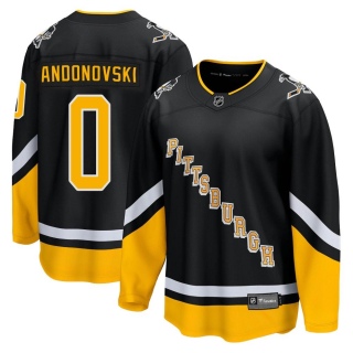 Men's Corey Andonovski Pittsburgh Penguins Fanatics Branded 2021/22 Alternate Breakaway Player Jersey - Premier Black