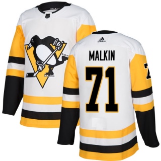 Men's Evgeni Malkin Pittsburgh Penguins Adidas Jersey - Authentic White