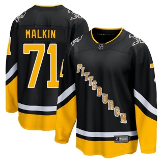 Men's Evgeni Malkin Pittsburgh Penguins Fanatics Branded 2021/22 Alternate Breakaway Player Jersey - Premier Black