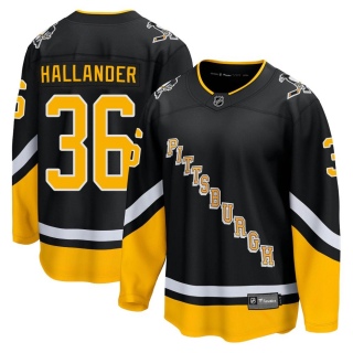 Men's Filip Hallander Pittsburgh Penguins Fanatics Branded 2021/22 Alternate Breakaway Player Jersey - Premier Black