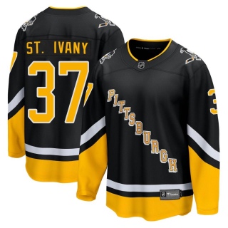 Men's Jack St. Ivany Pittsburgh Penguins Fanatics Branded 2021/22 Alternate Breakaway Player Jersey - Premier Black