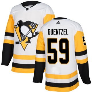 Men's Jake Guentzel Pittsburgh Penguins Adidas Jersey - Authentic White