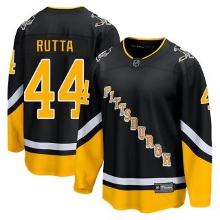 Men's Jan Rutta Pittsburgh Penguins Fanatics Branded 2021/22 Alternate Breakaway Player Jersey - Premier Black