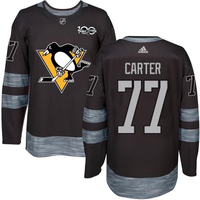 Men's Jeff Carter Pittsburgh Penguins 1917- 100th Anniversary Jersey - Authentic Black