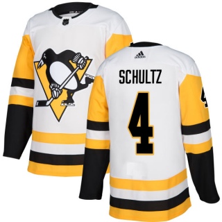 Men's Justin Schultz Pittsburgh Penguins Adidas Jersey - Authentic White