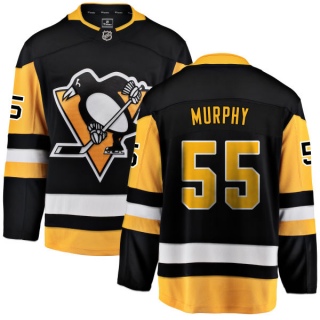 Men's Larry Murphy Pittsburgh Penguins Fanatics Branded Home Jersey - Breakaway Black