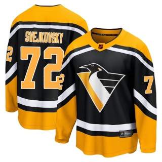 Men's Lukas Svejkovsky Pittsburgh Penguins Fanatics Branded Special Edition 2.0 Jersey - Breakaway Black
