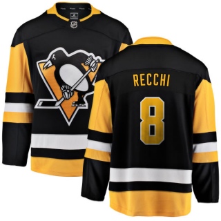 Men's Mark Recchi Pittsburgh Penguins Fanatics Branded Home Jersey - Breakaway Black