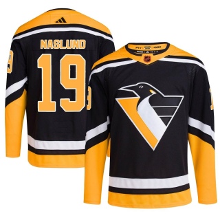 Men's Markus Naslund Pittsburgh Penguins Adidas Reverse Retro 2.0 Jersey - Authentic Black