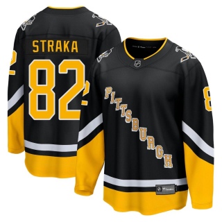 Men's Martin Straka Pittsburgh Penguins Fanatics Branded 2021/22 Alternate Breakaway Player Jersey - Premier Black
