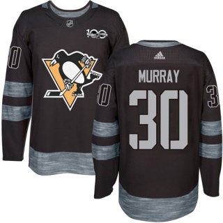 Men's Matt Murray Pittsburgh Penguins Adidas 1917- 100th Anniversary Jersey - Authentic Black