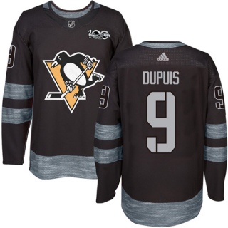 Men's Pascal Dupuis Pittsburgh Penguins Adidas 1917- 100th Anniversary Jersey - Authentic Black