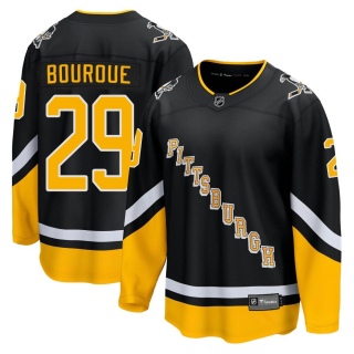 Men's Phil Bourque Pittsburgh Penguins Fanatics Branded 2021/22 Alternate Breakaway Player Jersey - Premier Black