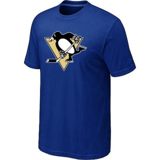 Men's Pittsburgh Penguins Big & Tall Logo T-Shirt - - Blue