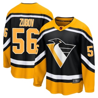 Men's Sergei Zubov Pittsburgh Penguins Fanatics Branded Special Edition 2.0 Jersey - Breakaway Black
