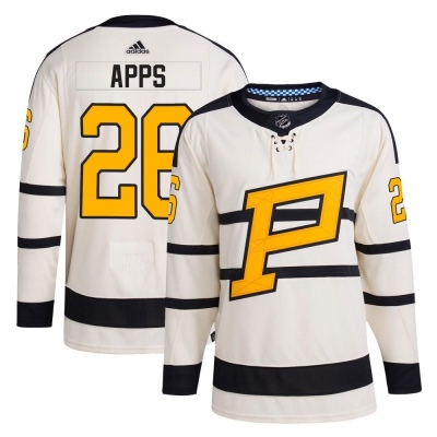 Men's Syl Apps Pittsburgh Penguins Adidas 2023 Winter Classic Jersey - Authentic Cream
