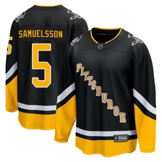 Men's Ulf Samuelsson Pittsburgh Penguins Fanatics Branded 2021/22 Alternate Breakaway Player Jersey - Premier Black