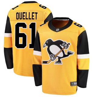 Men's Xavier Ouellet Pittsburgh Penguins Fanatics Branded Alternate Jersey - Breakaway Gold