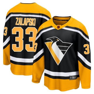 Men's Zarley Zalapski Pittsburgh Penguins Fanatics Branded Special Edition 2.0 Jersey - Breakaway Black