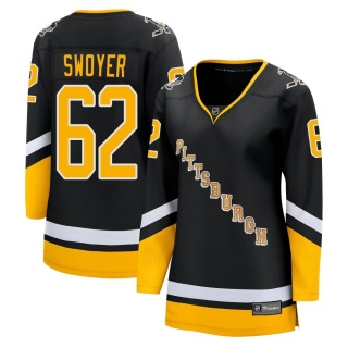 Women's Colin Swoyer Pittsburgh Penguins Fanatics Branded 2021/22 Alternate Breakaway Player Jersey - Premier Black