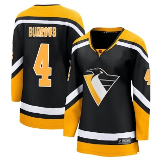 Women's Dave Burrows Pittsburgh Penguins Fanatics Branded Special Edition 2.0 Jersey - Breakaway Black