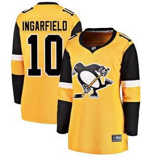 Women's Earl Ingarfield Pittsburgh Penguins Fanatics Branded Alternate Jersey - Breakaway Gold