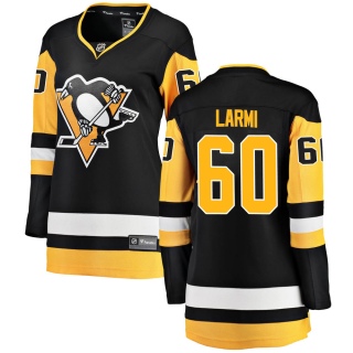 Women's Emil Larmi Pittsburgh Penguins Fanatics Branded Home Jersey - Breakaway Black
