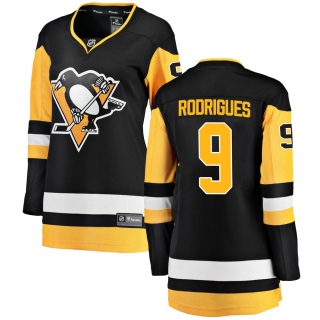Women's Evan Rodrigues Pittsburgh Penguins Fanatics Branded ized Home Jersey - Breakaway Black