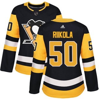 Women's Juuso Riikola Pittsburgh Penguins Adidas Home Jersey - Authentic Black