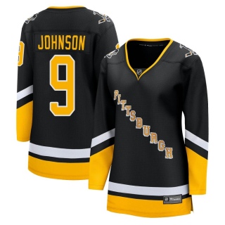 Women's Mark Johnson Pittsburgh Penguins Fanatics Branded 2021/22 Alternate Breakaway Player Jersey - Premier Black