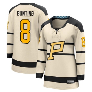 Women's Michael Bunting Pittsburgh Penguins Fanatics Branded 2023 Winter Classic Jersey - Breakaway Cream