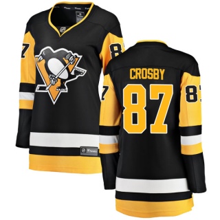 Women's Sidney Crosby Pittsburgh Penguins Fanatics Branded Home Jersey - Breakaway Black