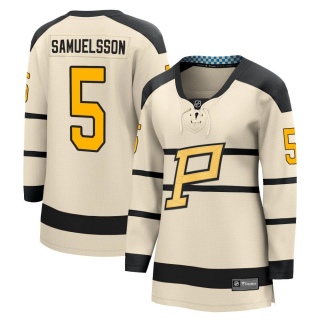 Women's Ulf Samuelsson Pittsburgh Penguins Fanatics Branded 2023 Winter Classic Jersey - Cream