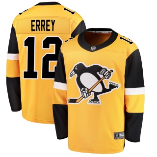 Youth Bob Errey Pittsburgh Penguins Fanatics Branded Alternate Jersey - Breakaway Gold
