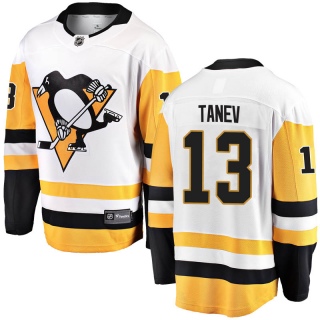 Youth Brandon Tanev Pittsburgh Penguins Fanatics Branded Away Jersey - Breakaway White