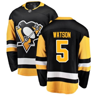 Youth Bryan Watson Pittsburgh Penguins Fanatics Branded Home Jersey - Breakaway Black