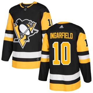 Youth Earl Ingarfield Pittsburgh Penguins Adidas Home Jersey - Authentic Black
