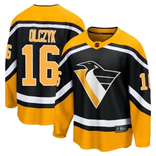 Youth Ed Olczyk Pittsburgh Penguins Fanatics Branded Special Edition 2.0 Jersey - Breakaway Black