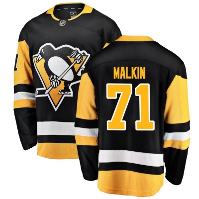 Youth Evgeni Malkin Pittsburgh Penguins Fanatics Branded Home Jersey - Breakaway Black