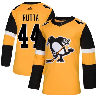 Youth Jan Rutta Pittsburgh Penguins Adidas Alternate Jersey - Authentic Gold