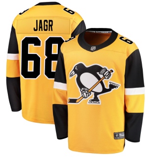 Youth Jaromir Jagr Pittsburgh Penguins Fanatics Branded Alternate Jersey - Breakaway Gold